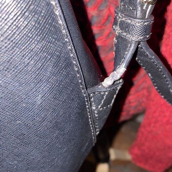 MICHAEL KORS Cindy Large Saffiano Leather Backpack Black - Picture 3 of 13